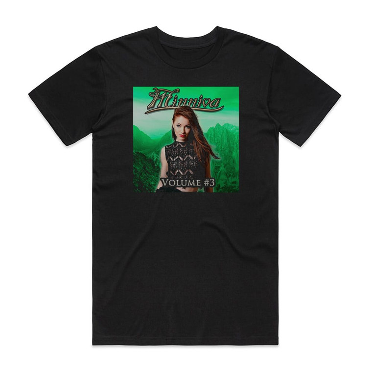 Minniva Volume 3 Album Cover T-Shirt Black