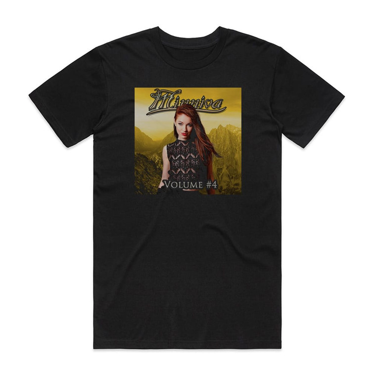 Minniva Volume 4 Album Cover T-Shirt Black