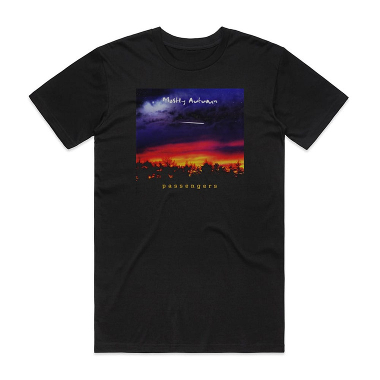 Mostly Autumn Passengers Album Cover T-Shirt Black