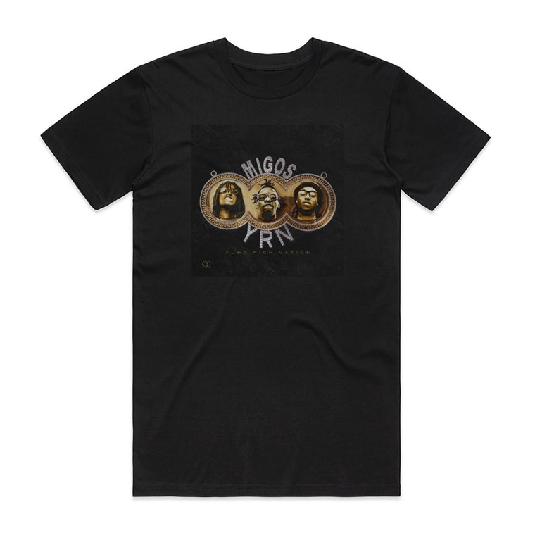 Migos Yung Rich Nation Album Cover T-Shirt Black
