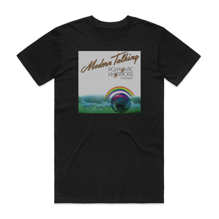 Modern Talking Romantic Warriors The 5Th Album 1 Album Cover T-Shirt Black