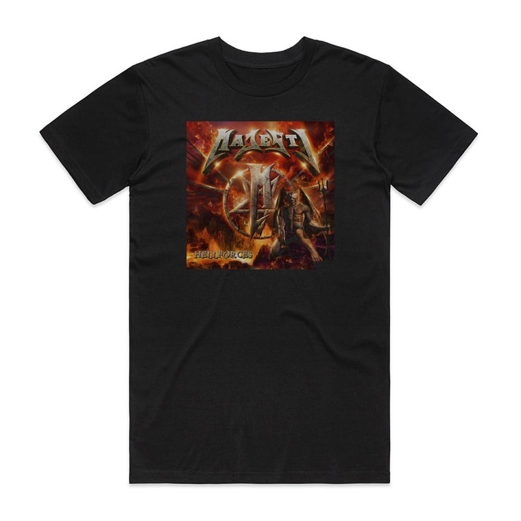 Majesty Hellforces Album Cover T-Shirt Black
