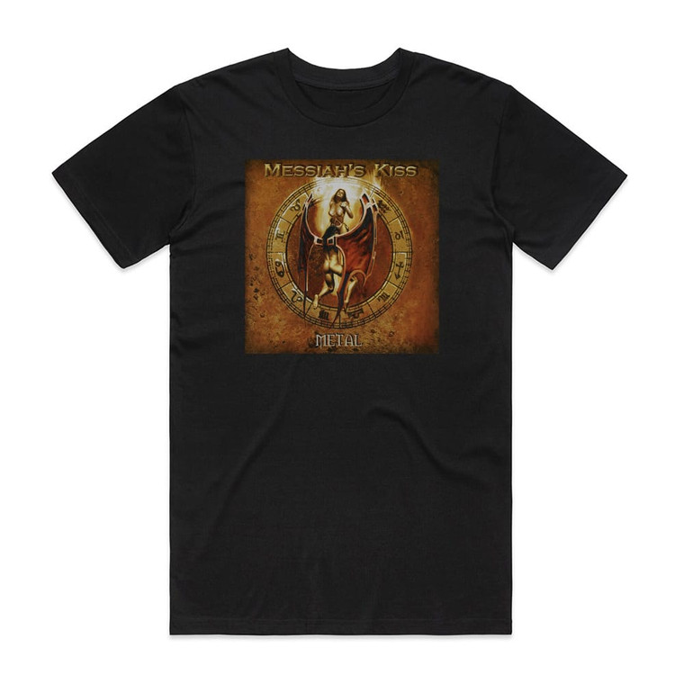 Messiahs Kiss Metal Album Cover T-Shirt Black