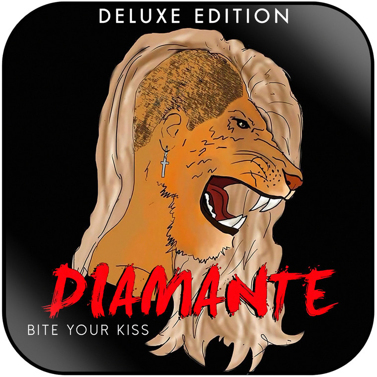 Diamante Bite Your Kiss Album Cover Sticker