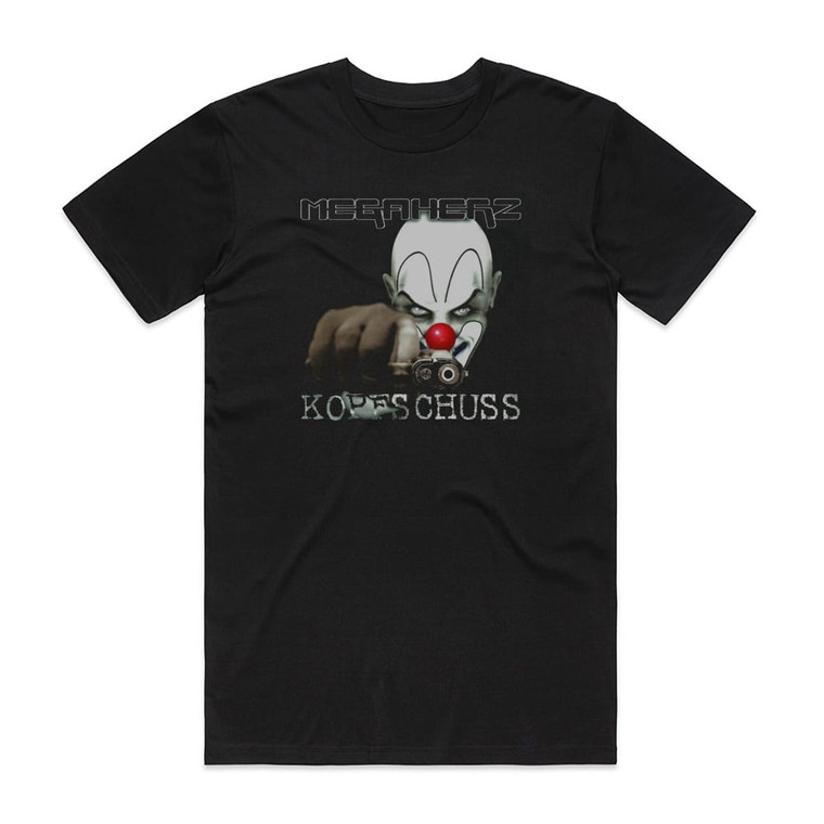 Megaherz Kopfschuss Album Cover T-Shirt Black