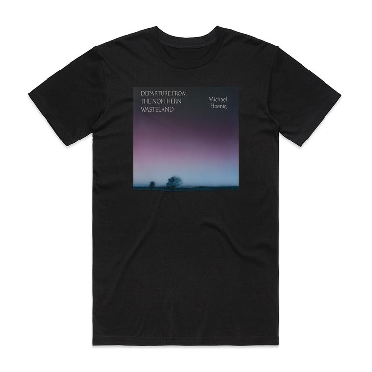 Michael Hoenig Departure From The Northern Wasteland Album Cover T-Shirt Black