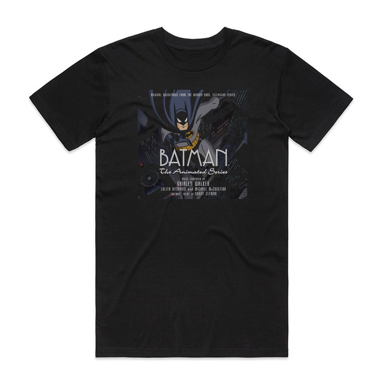 Michael McCuistion Batman The Animated Series Original Soundtrack From The Warn Album Cover T-Shirt Black