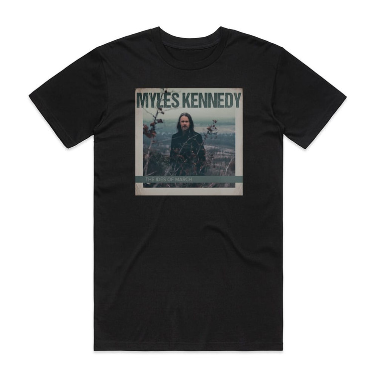 Myles Kennedy Ides Of March Album Cover T-Shirt Black