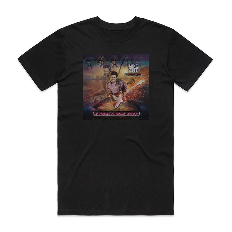 mike zito Rock N Roll A Tribute To Chuck Berry Album Cover T-Shirt Black