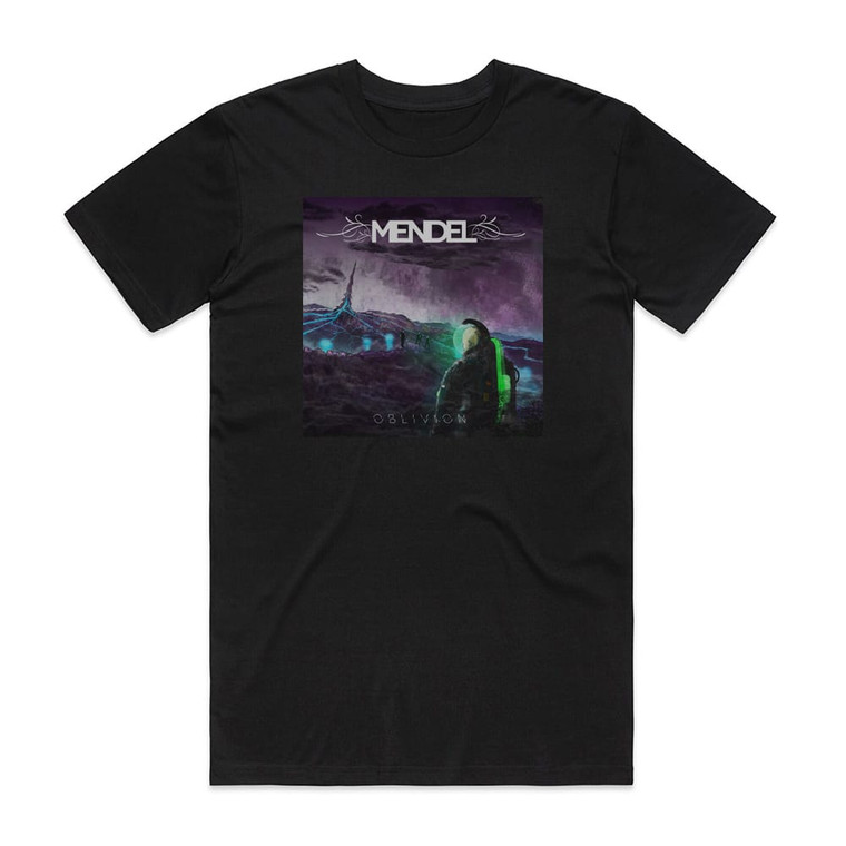 Mendel Oblivion Album Cover T-Shirt Black Mendel Oblivion Album Cover T-Shirt Black