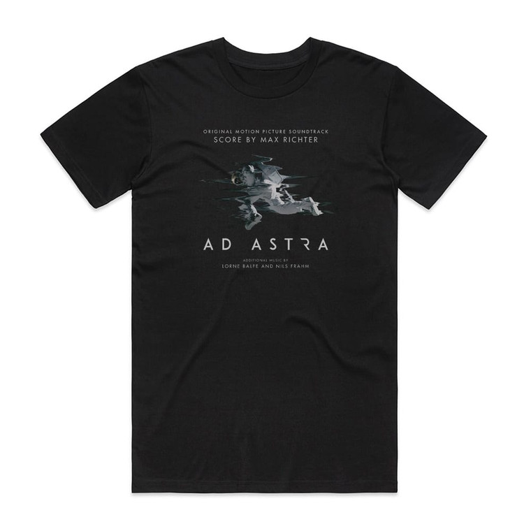 Max Richter Ad Astra Album Cover T-Shirt Black