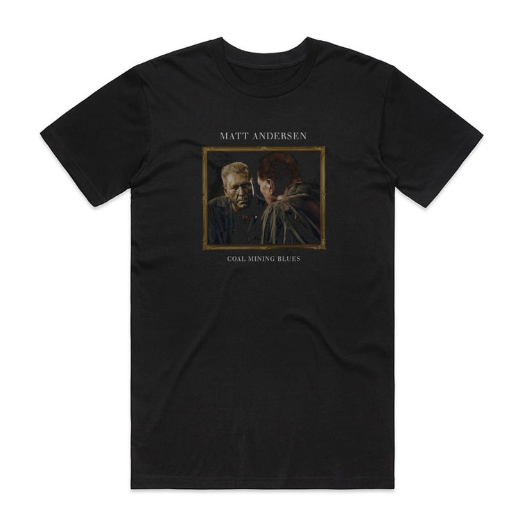 Matt Andersen Coal Mining Blues Album Cover T-Shirt Black