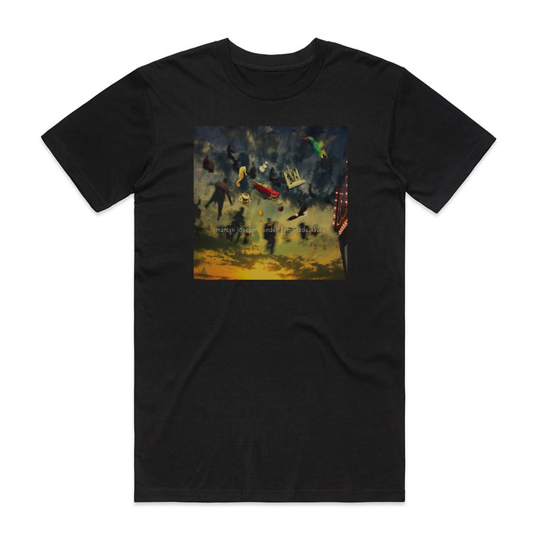 Martyn Joseph Under Lemonade Skies Album Cover T-Shirt Black