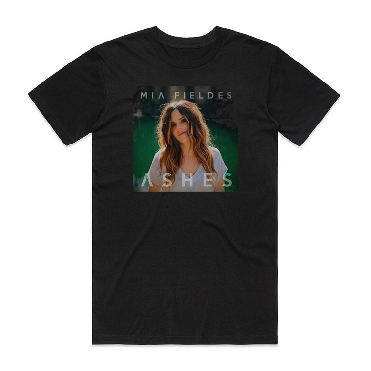 Mia Fieldes Ashes Album Cover T-Shirt Black