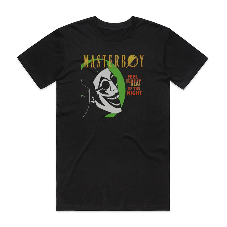 Masterboy Feel The Heat Of The Night Album Cover T-Shirt Black