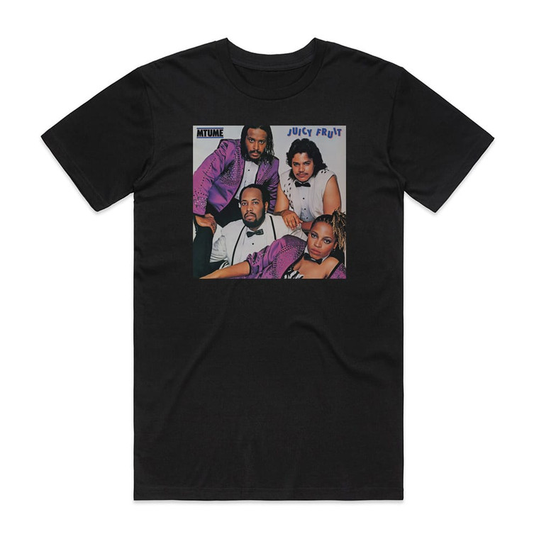 Mtume Juicy Fruit Album Cover T-Shirt Black