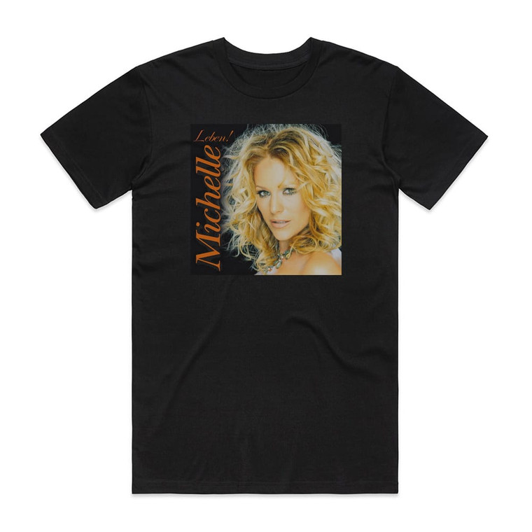 Michelle Leben Album Cover T-Shirt Black