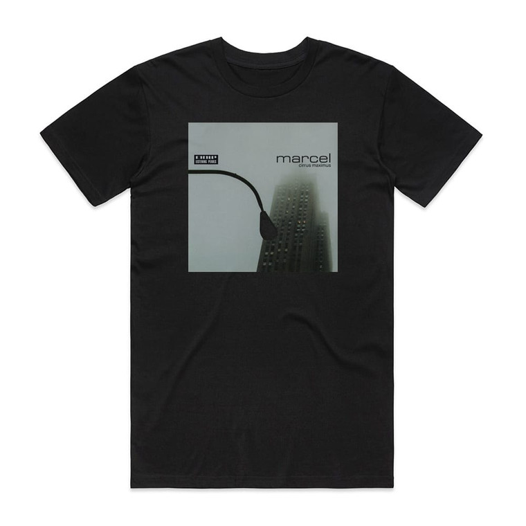Marcel Cirrus Maximus Album Cover T-Shirt Black