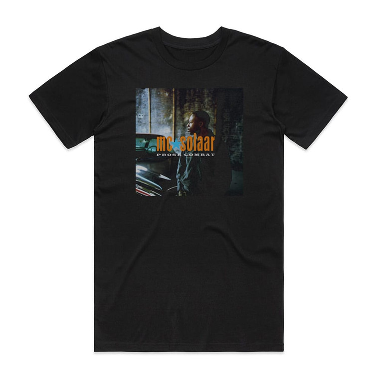 MC Solaar Prose Combat Album Cover T-Shirt Black