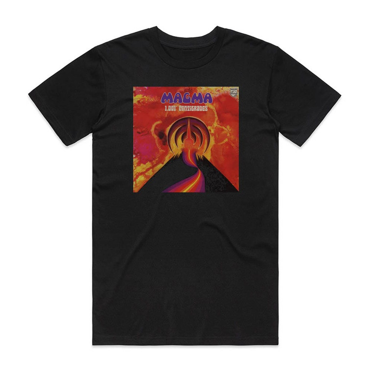 Magma 1001 Centigrades Album Cover T-Shirt Black