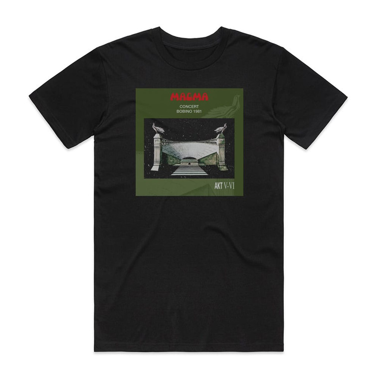 Magma Akt V Concert Bobino 1981 Paris Album Cover T-Shirt Black