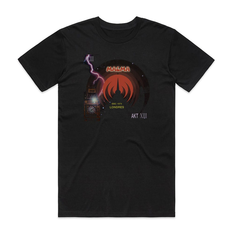 Magma Bbc 1974 Album Cover T-Shirt Black