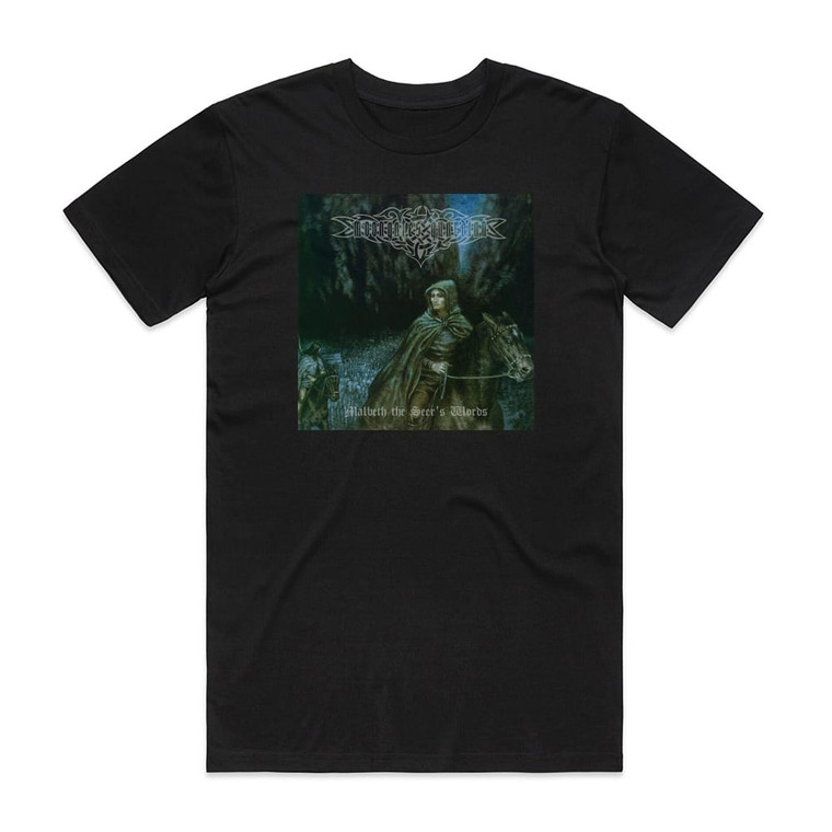 Moongates Guardian Malbeth The Seers Words Album Cover T-Shirt Black