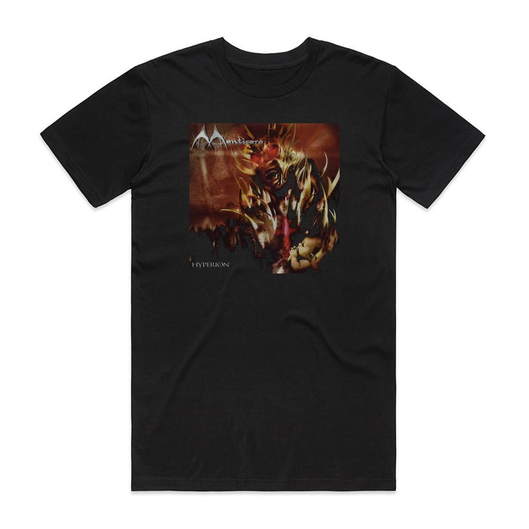 Manticora Hyperion Album Cover T-Shirt Black Manticora Hyperion Album Cover T-Shirt Black