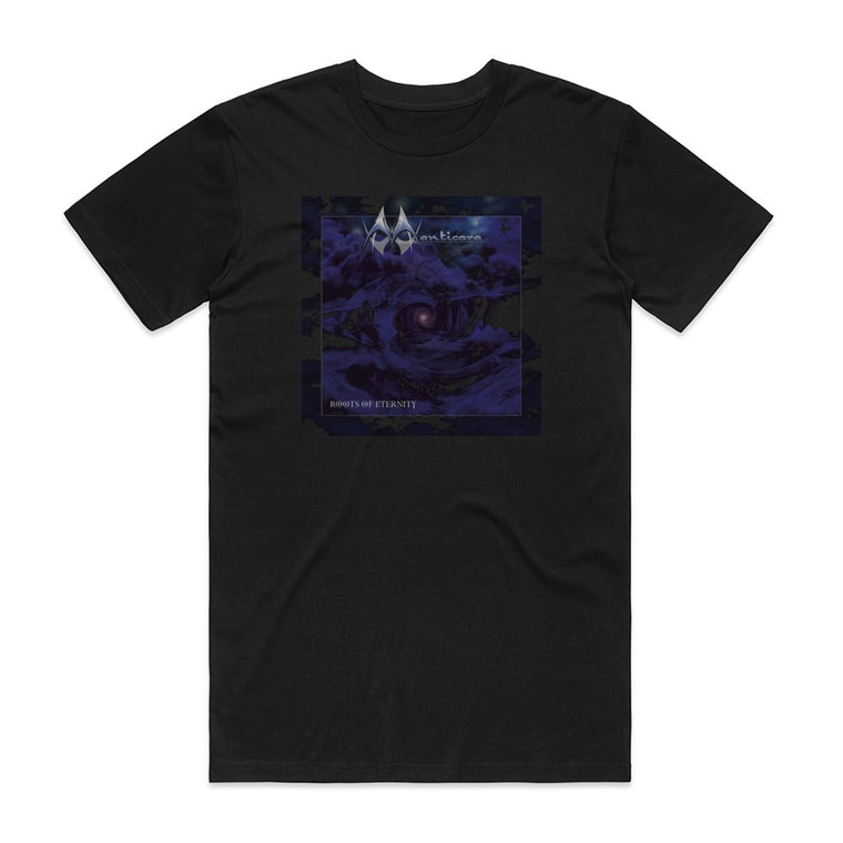 Manticora Roots Of Eternity Album Cover T-Shirt Black