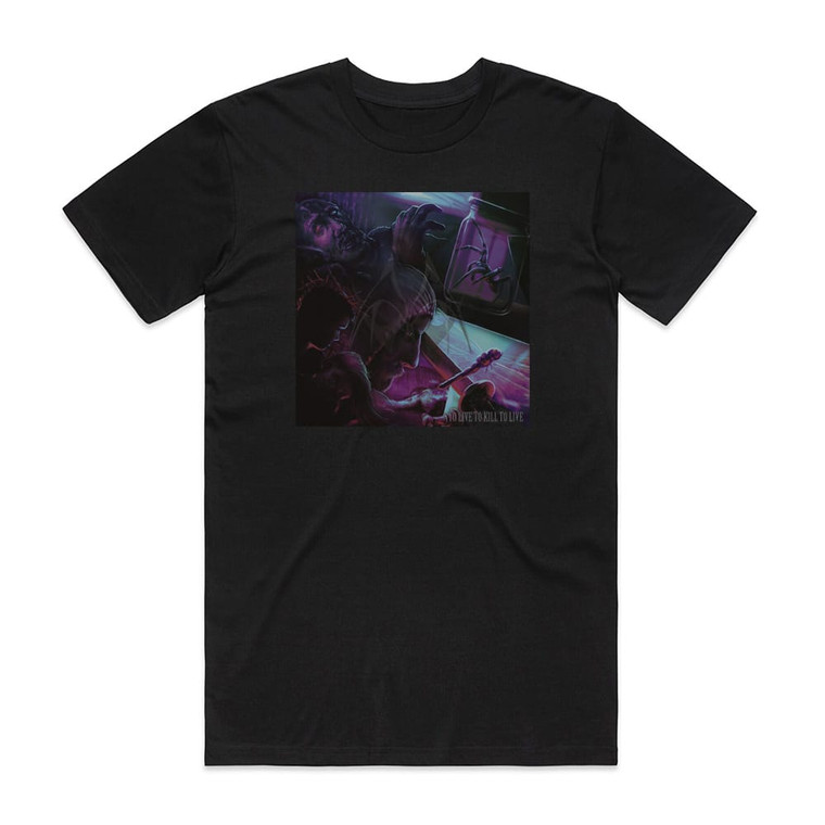 Manticora To Live To Kill To Live Album Cover T-Shirt Black Manticora To Live To Kill To Live Album Cover T-Shirt Black
