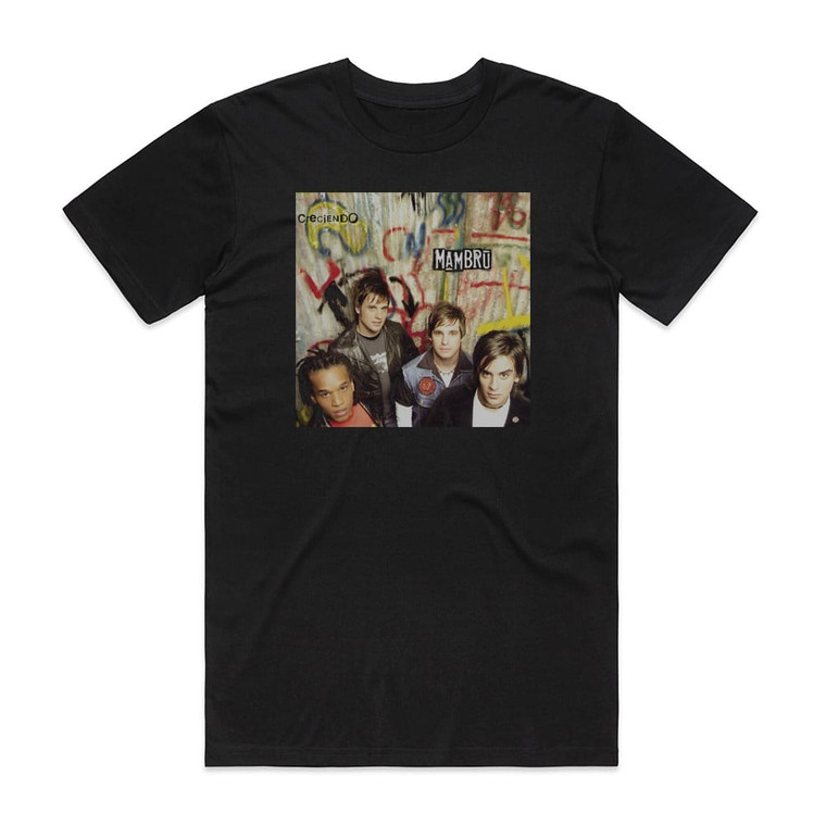 Mambru Creciendo Album Cover T-Shirt Black