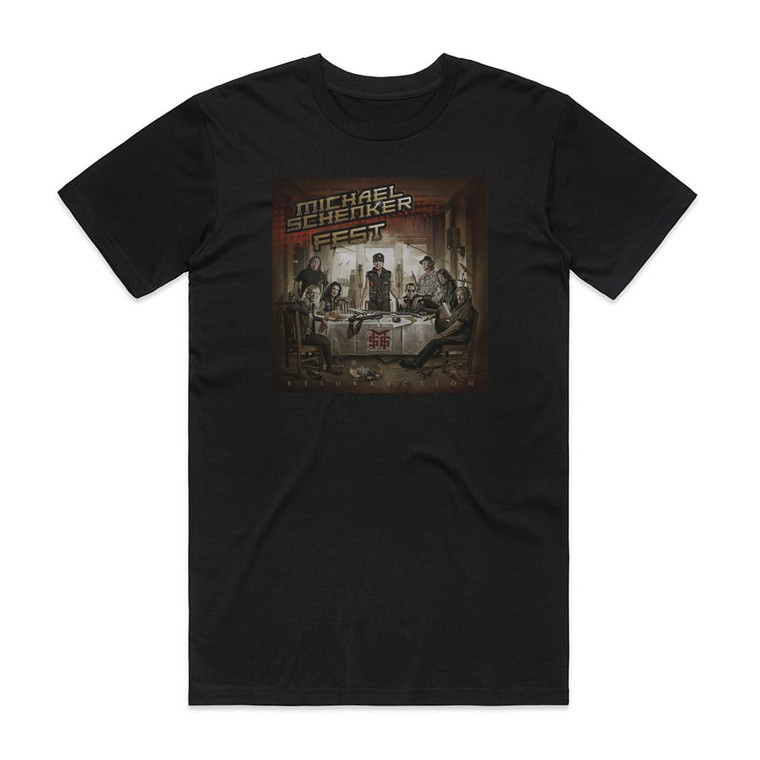 Michael Schenker Fest Resurrection Album Cover T-Shirt Black