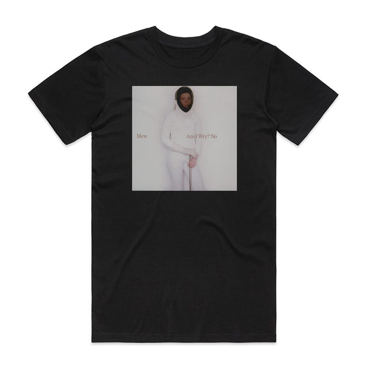 Mew Am I Wry No Album Cover T-Shirt Black