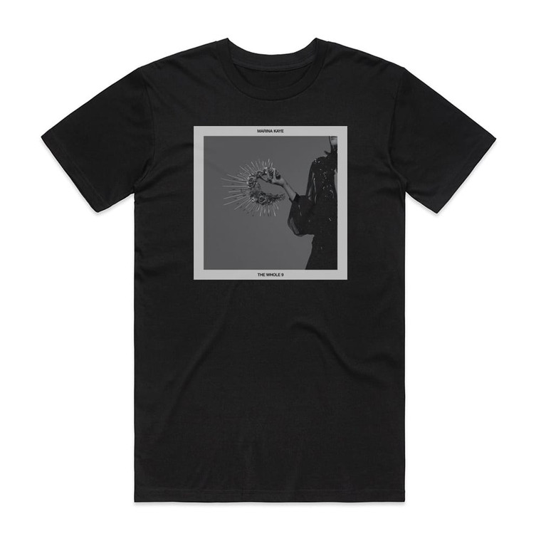 Marina Kaye The Whole 9 Album Cover T-Shirt Black