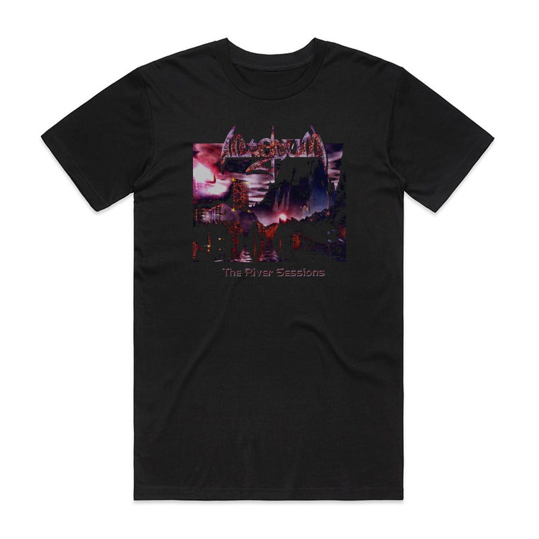 Magnum The River Sessions Album Cover T-Shirt Black