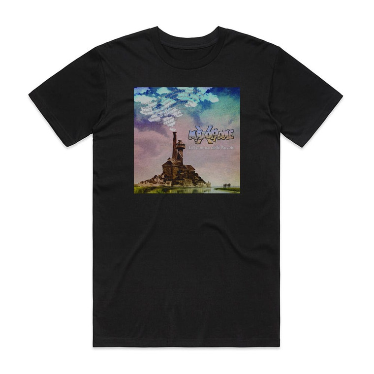 Maxophone La Fabbrica Delle Nuvole Album Cover T-Shirt Black
