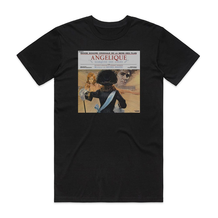 Michel Magne Anglique Album Cover T-Shirt Black
