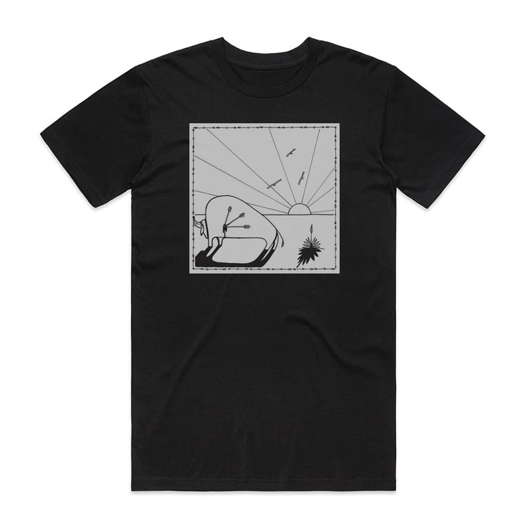 Micah P Hinson Broken Arrows Album Cover T-Shirt Black