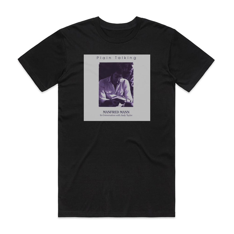 Manfred Mann Plain Talking Album Cover T-Shirt Black Manfred Mann Plain Talking Album Cover T-Shirt Black