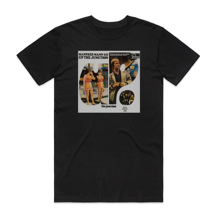 Manfred Mann Up The Junction 2 Album Cover T-Shirt Black