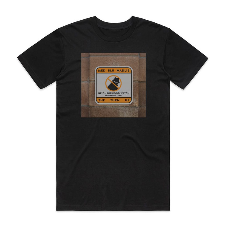 MED The Turn Up Album Cover T-Shirt Black