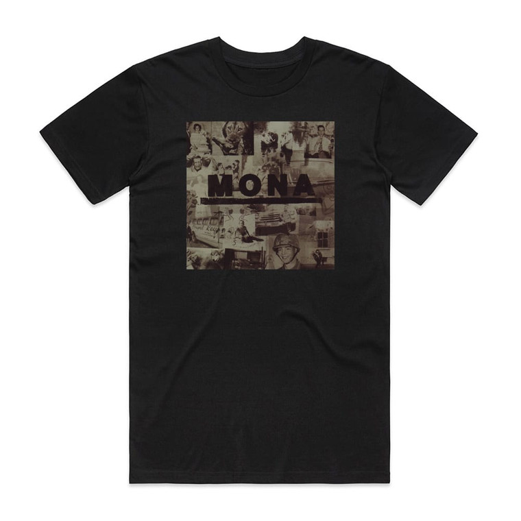 Mona Mona Album Cover T-Shirt Black