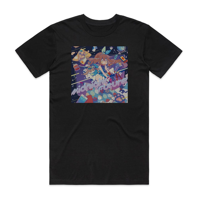 Nanahira Midnight Future Album Cover T-Shirt Black
