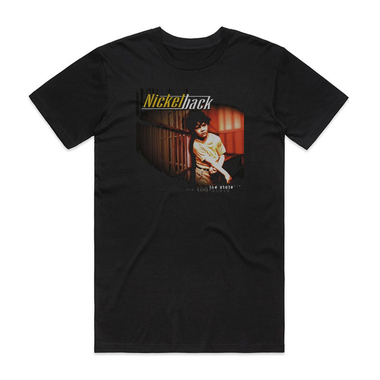 Nickelback The State Album Cover T-Shirt Black