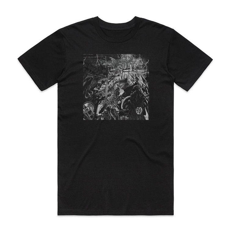 Nokturnal Mortum To The Gates Of Blasphemous Fire Album Cover T-Shirt Black
