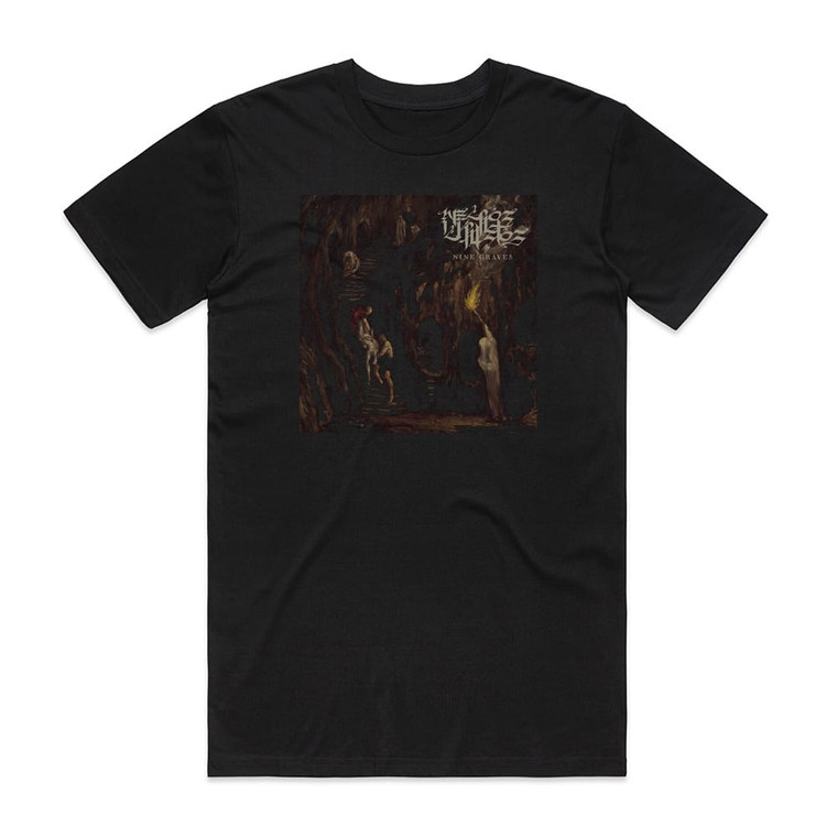 Necros Christos Nine Graves Album Cover T-Shirt Black