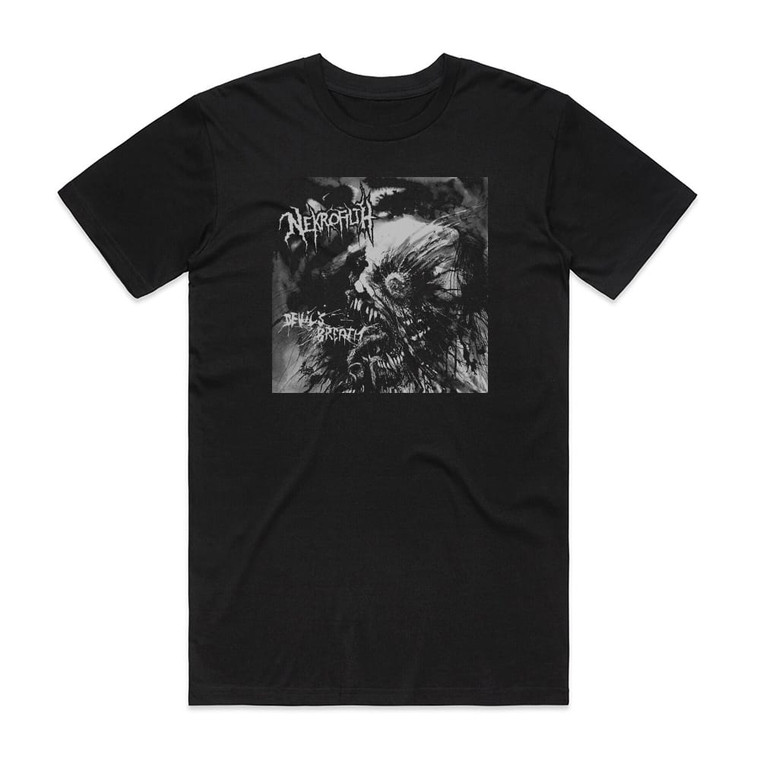 Nekrofilth Devils Breath Album Cover T-Shirt Black