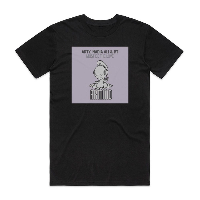 Nadia Ali Must Be The Love 1 Album Cover T-Shirt Black