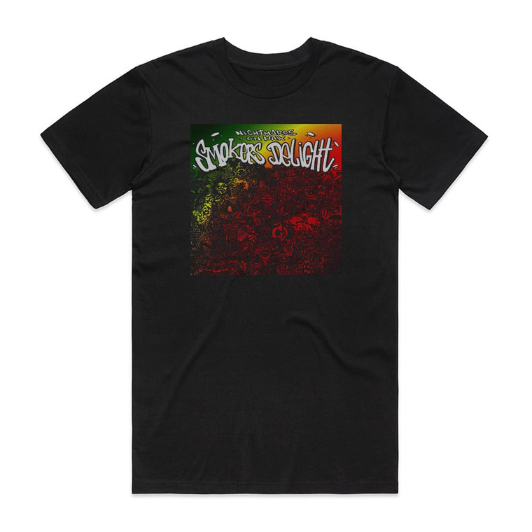 Nightmares on Wax Smokers Delight Album Cover T-Shirt Black