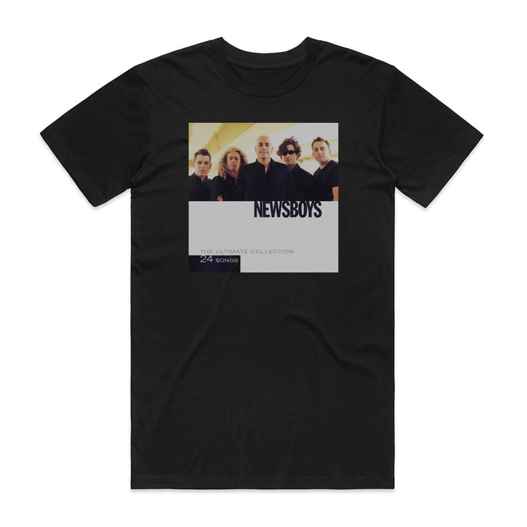 Newsboys The Ultimate Collection Album Cover T-Shirt Black